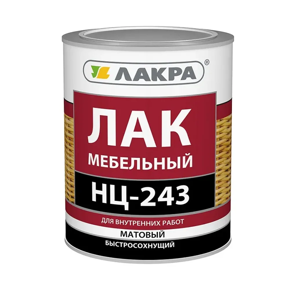 Лак мебельный Lakra НЦ-243 матовый — фото товара