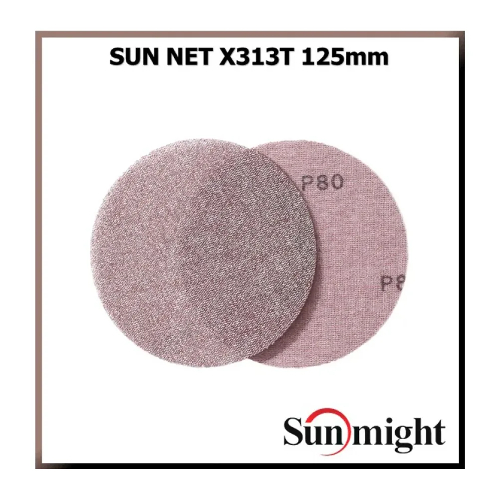 Шлифовальный круг SUN NET X313T 125 мм на липучке, сетка Р320 — фото товара